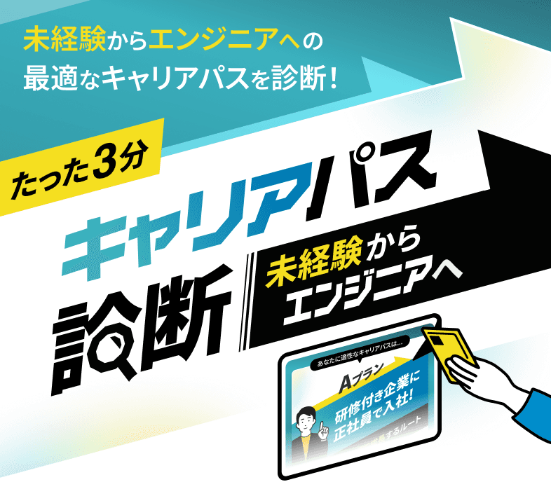 キャリアパス診断のクロージングビジュアル