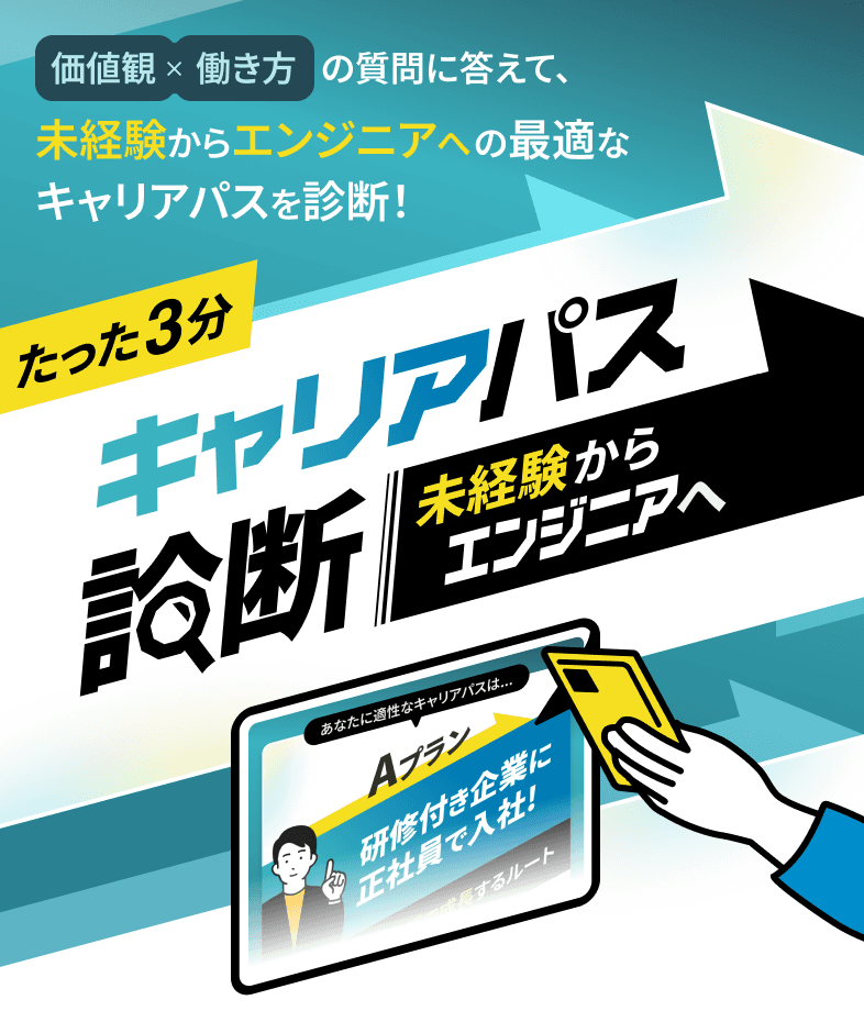 未経験からエンジニアへ キャリアパス診断